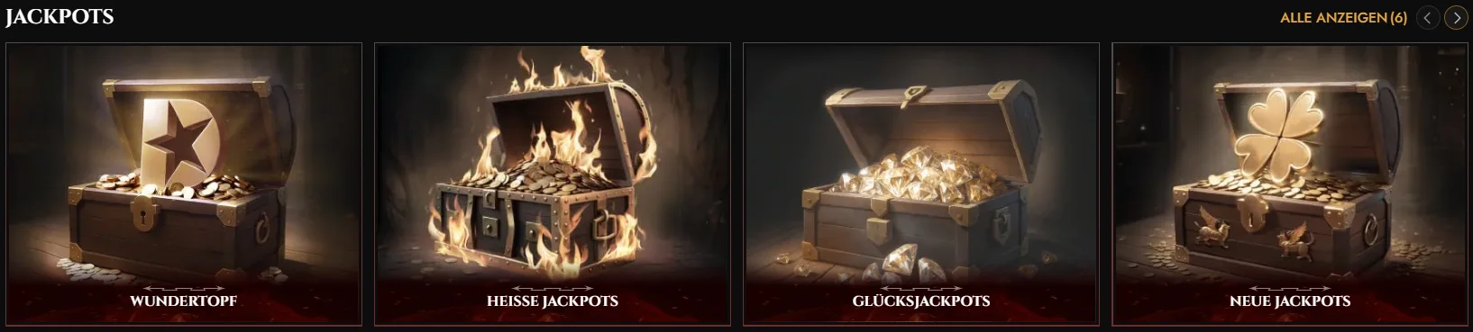 legiano casino jackpot